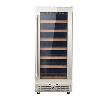 Wine and Beverage Refrigerator ,15" Wine and Beverage Cooler Under Counter or Freestanding
