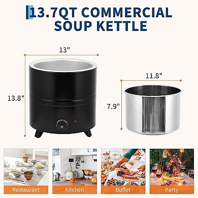 13L Soup Kettle Warmer