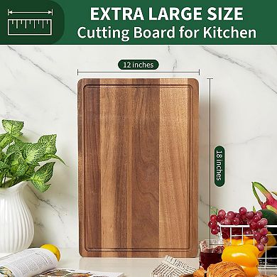 18 Inch Acacia Wood Chopping Board