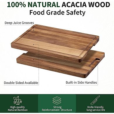 18 Inch Acacia Wood Chopping Board