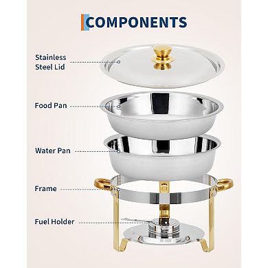 2 Pack Chafing Dishes for Buffet