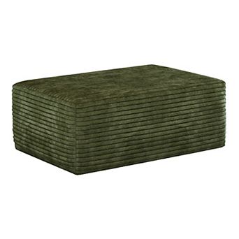 Whisen Sofa Ottoman, No Assembly Required, Plush Corduroy Fabric