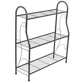 3 tier Plant Stand Shelf Flower Pot Holder Display Rack & Storage Organizer, 88LBS Capacity