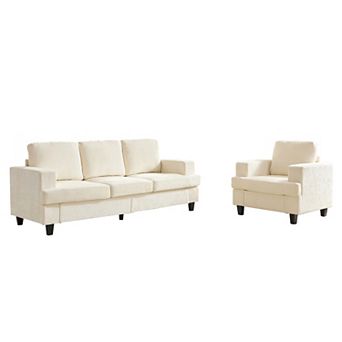 82" Width 2 pc Living Room Sofa Set