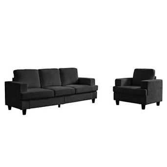 82" Width 2 pc Living Room Sofa Set