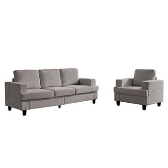82" Width 2 pc Living Room Sofa Set