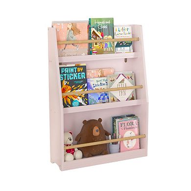 Whisen 3-Tier Kids Bookshelf, Toddler Book Display Shelves