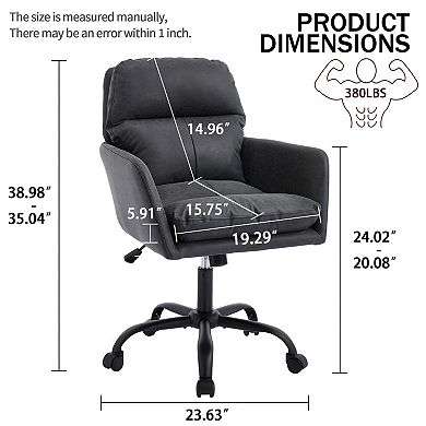 Adjustable Height Swivel Office Chair