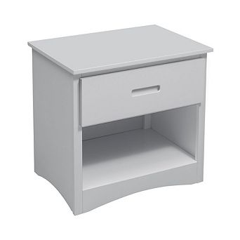Orion Pine Night Stand in Gray