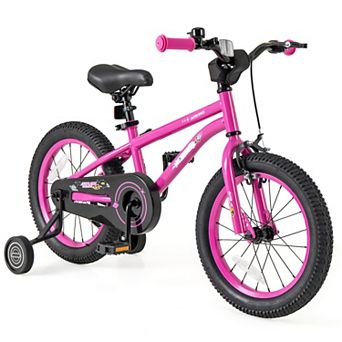16-Inch Kids Bike for 4-7 Years Old Adjustable with Removable Training Wheels