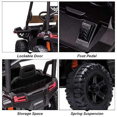 12V Kid Ride on UTV Electric Vehicle for Toddler Battery Powered Ride On Car Toy with Remote Control