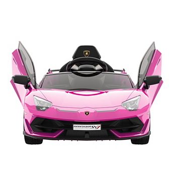 12v Licensed Lamborghini Ride on Car Electric Sports Car with Remote Control, LED Headlights