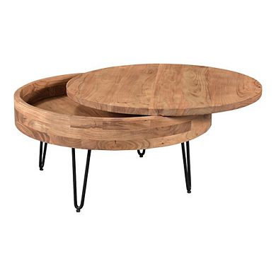 Moe's Home Collection Privado Storage Coffee Table Natural