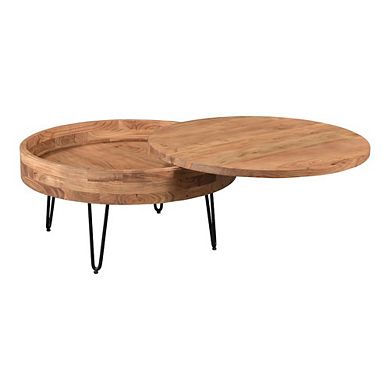 Moe's Home Collection Privado Storage Coffee Table Natural