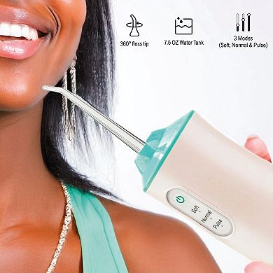 Ultrasonic Cleaner Pod, Rechargeable Oral Irrigator, & USB Sonic Toothbrush