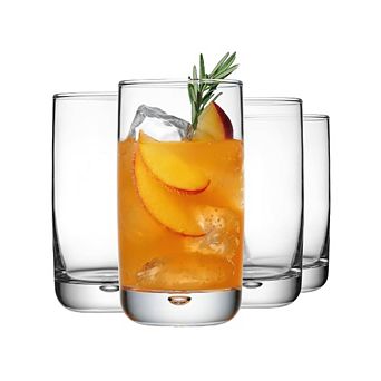 Bubble Base Cocktail Highball Glasses
