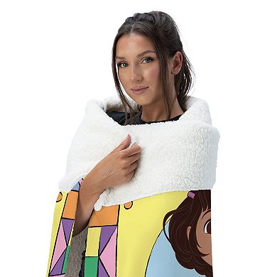 Nickelodeon Dora the Explorer Running Dora Silk Touch Sherpa Throw 50 x 60 inches