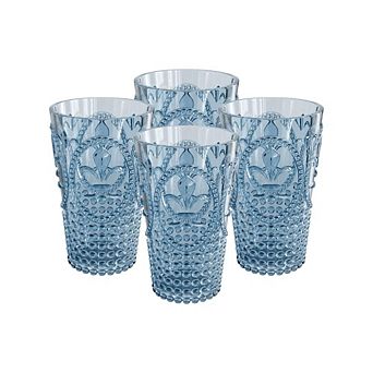 Vintage Shatterproof BPA-Free Drinking Glasses