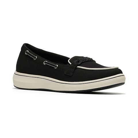 Обувь Clarks Cloudsteppers BreezeSky Bay Women's Slip-On Boat Shoes