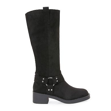 Spencer Moto Knee High Boots