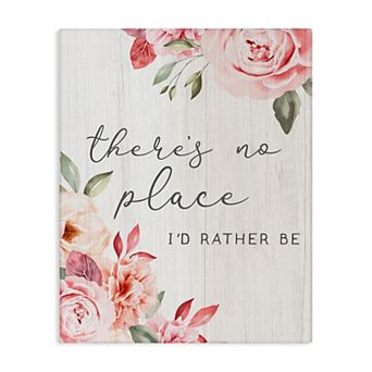 Stupell Home Decor No Place I'd Rather Be Canvas Wall Art