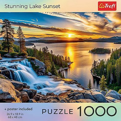 Trefl Red Lake Tahoe Sunset 1000 Piece Puzzle