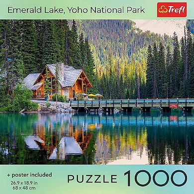 Trefl Red Emerald Lake Yoho National Park 1000 Piece Puzzle