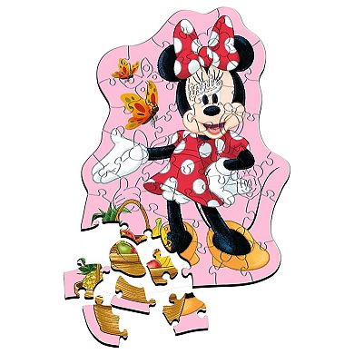 Trefl Wood Craft 50 Piece Wooden Puzzle - Disney's Happy Minnie