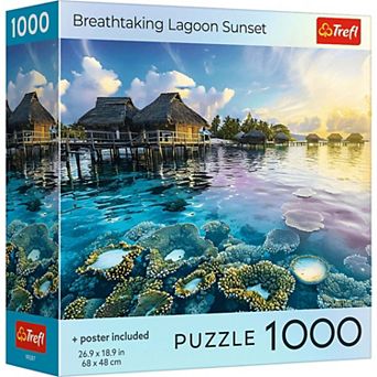 Trefl Red Tahiti Sunset 1000 pc Puzzle