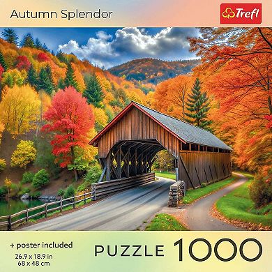 Trefl Red Autumn Splendor 1000 Piece Puzzle