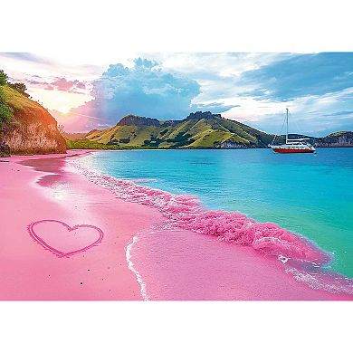 Trefl Red Pink Beach Indonesia 1000 Piece Puzzle