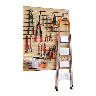 Garage Slat Wall Storage System for Hand Tools and Accessories, MDF Panels