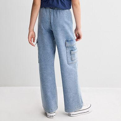 Girls 7-16 Vanilla Star Wide Leg Cargo Pants