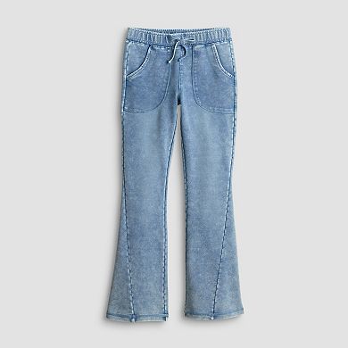 Girls 7-16 Vanilla Star Knit Flare Jeans