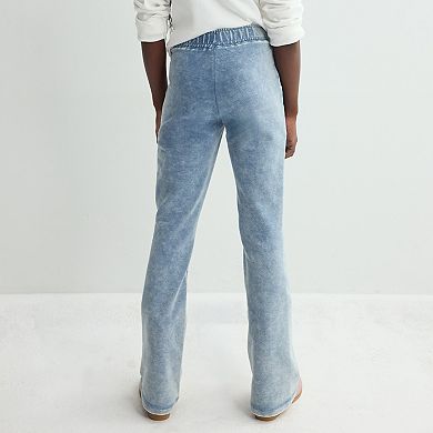 Girls 7-16 Vanilla Star Knit Flare Jeans