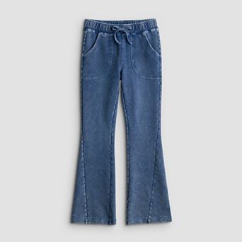 Girls 7-16 Vanilla Star Knit Flare Jeans