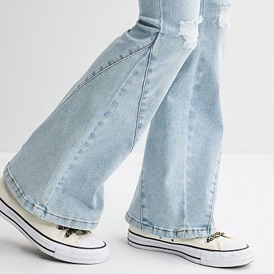 Girls 7-16 Vanilla Star Flare Jeans with Gusset