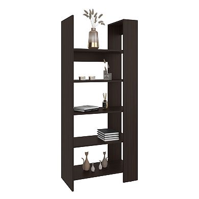 Woodstock Bookcase, Modern Vertical Design, Freestanding Storage Unit