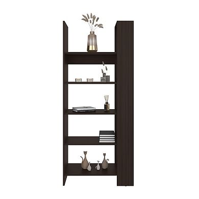 Woodstock Bookcase, Modern Vertical Design, Freestanding Storage Unit