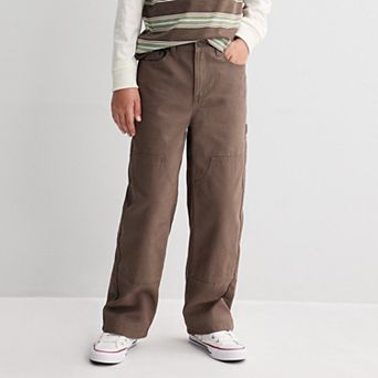 Boys 7-20 Sonoma Goods For Life® Comfort Waistband Double Front Pants in Regular & Husky