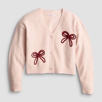 Girls 7-16 Mini Society Soutache Sweater Cardigan