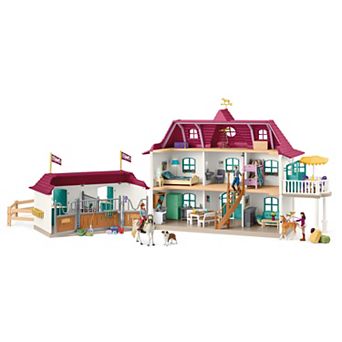 Schleich Horse Club Lakeside Country House & Stable Dollhouse Playset