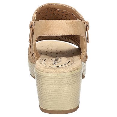 Easy Street Evan Women's Slip-On Slingback Sandals