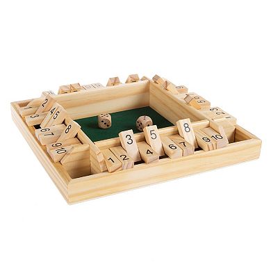 Hey! Play! Wooden Shut The Box Game