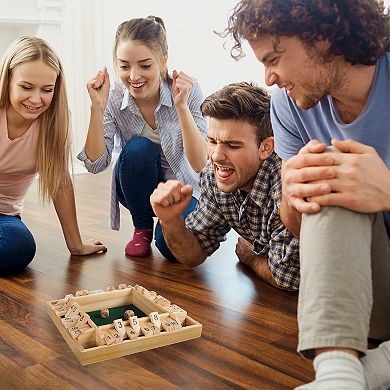 Hey! Play! Wooden Shut The Box Game