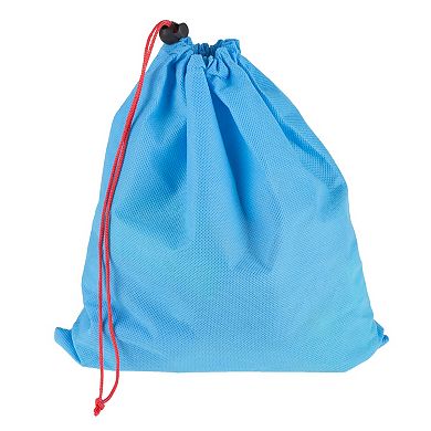 Hey! Play! Classic Wooden Blocks Stacking Game with Carrying Bag