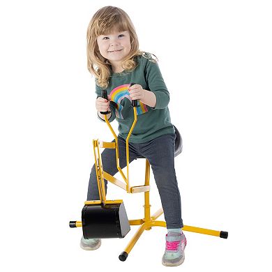 Hey! Play! Ride-On Excavator Toy for Sandbox