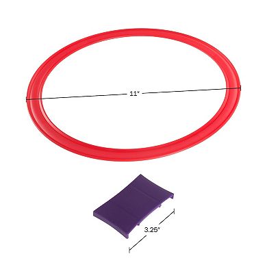 Hey! Play! 10-Piece Hopscotch Rings Game Set