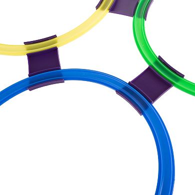 Hey! Play! 10-Piece Hopscotch Rings Game Set