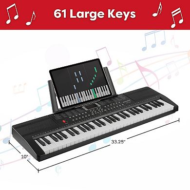 Hey! Play! Keyboard & Microphone Music Set
